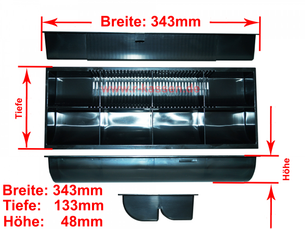 Münzfach für Kassenlade R-410S